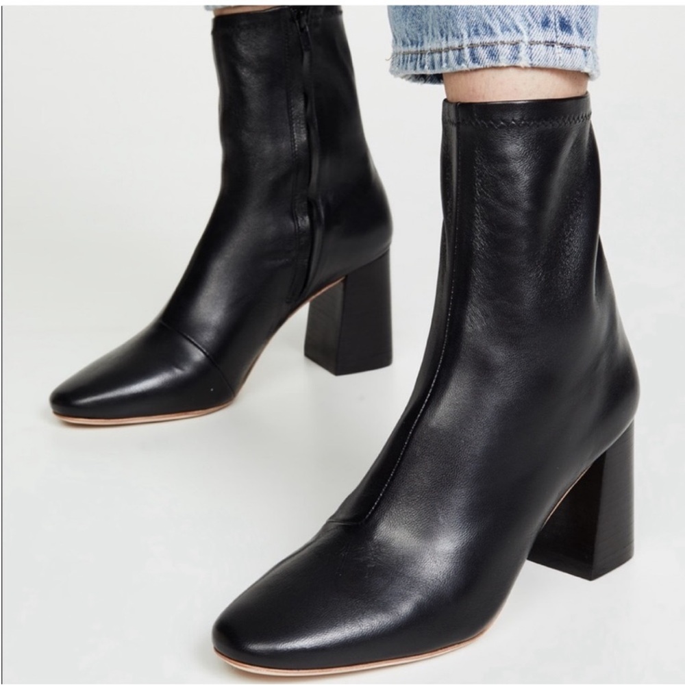 Loeffler Randall Elise Slim Ankle Booties black, SIZE 8 1/2